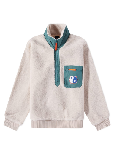 Jakna Brain Dead Ying Yang Half Zip Jacket Bež | BDW22O19002603WH04