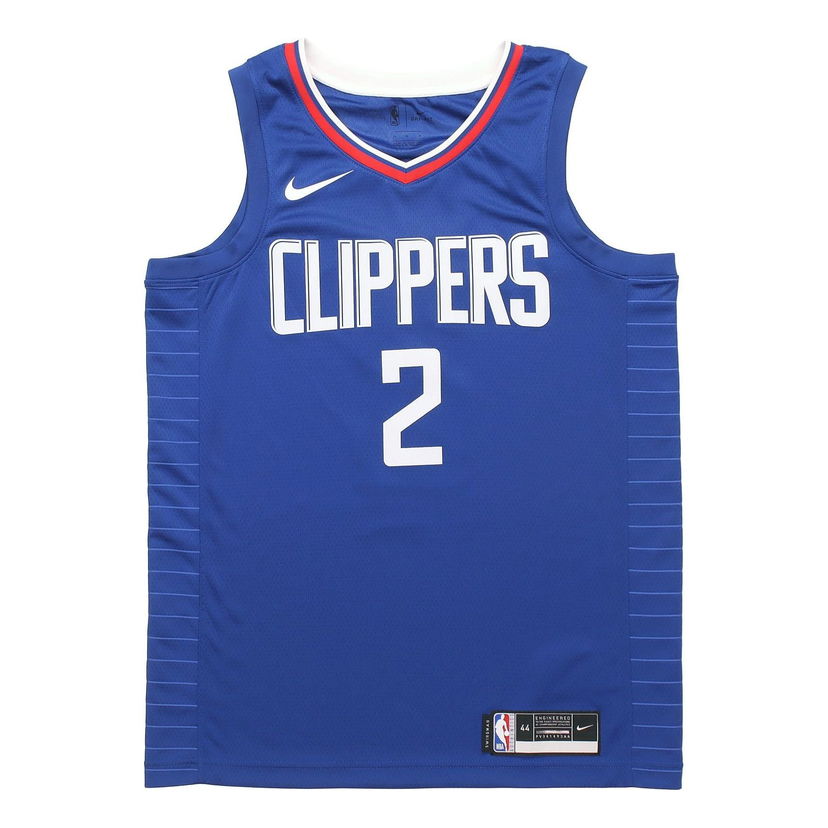 Dres Nike NBA Los Angeles Clippers Leonard #2 Basketball Jersey Swingman Fan Edition Modra | CW3668-402