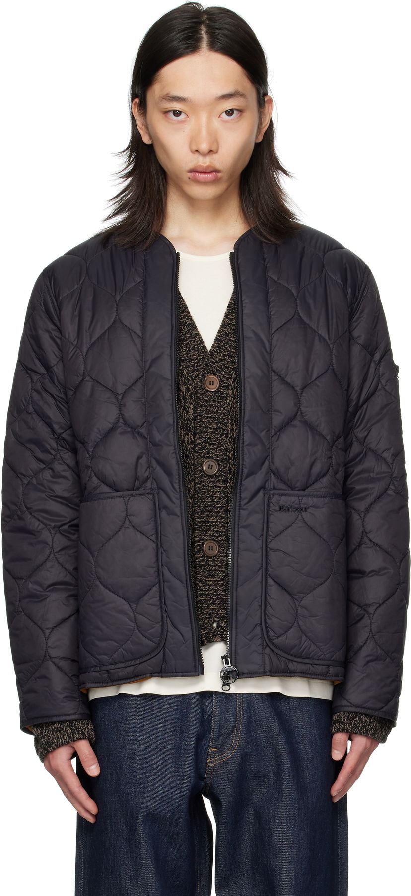 Jakna Barbour Barbour Re-Engineered Utility Liddesdale Quilted Jacket Črna | MQU1856BK11