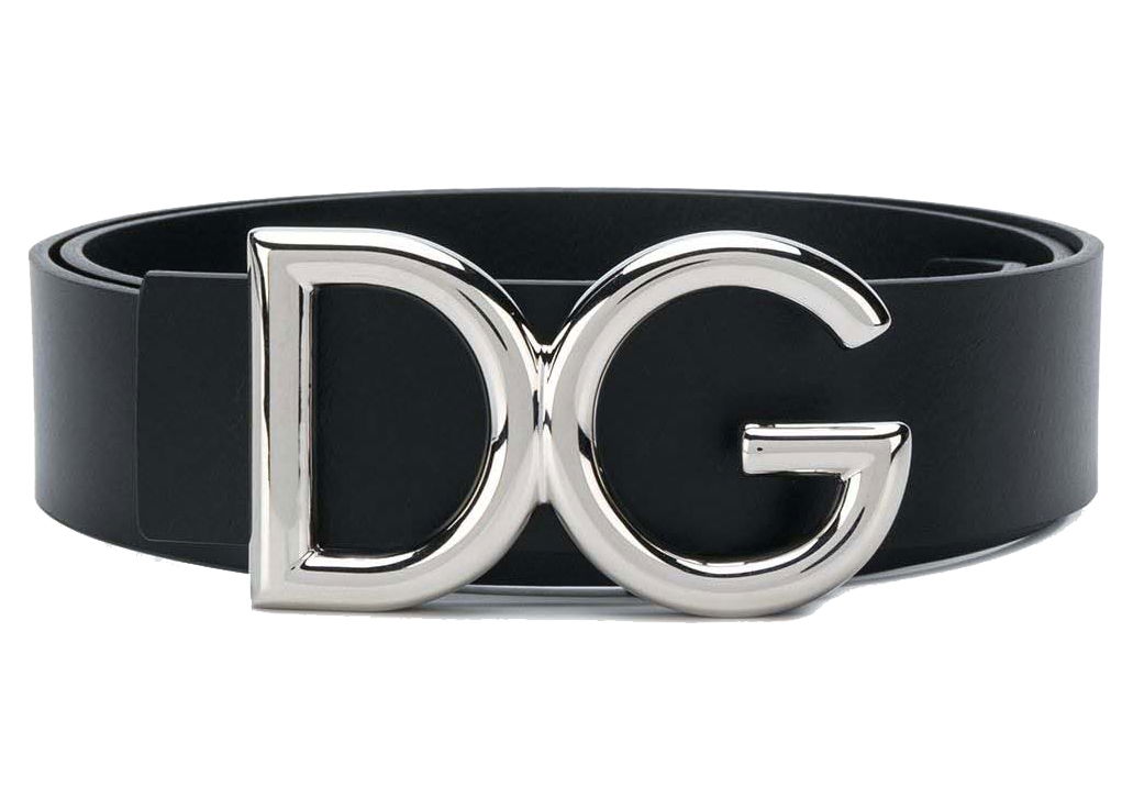 Pasovi Dolce & Gabbana DG Logo Buckle Belt Black Črna | BC4248AC493, 0