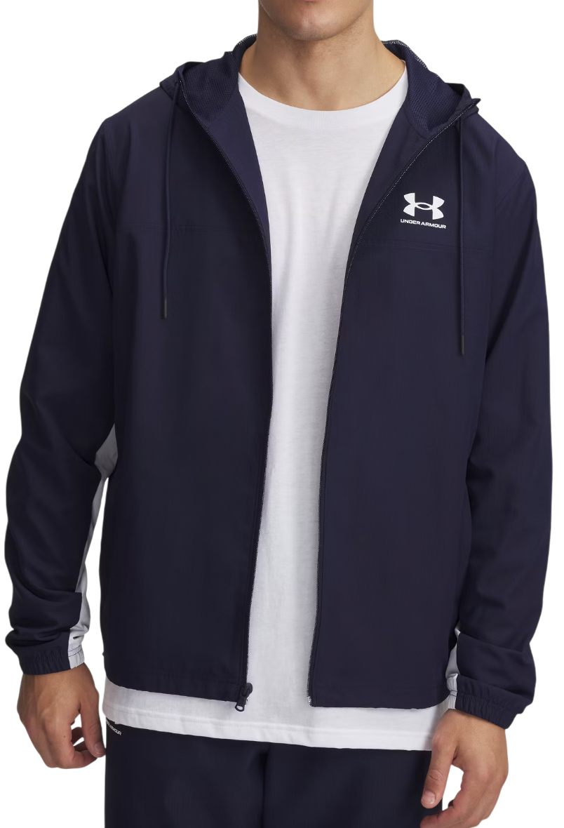 Vetrovka Under Armour Under Armour UA Rival Woven Windbreaker Hoodie Mornarica | 1390149-410