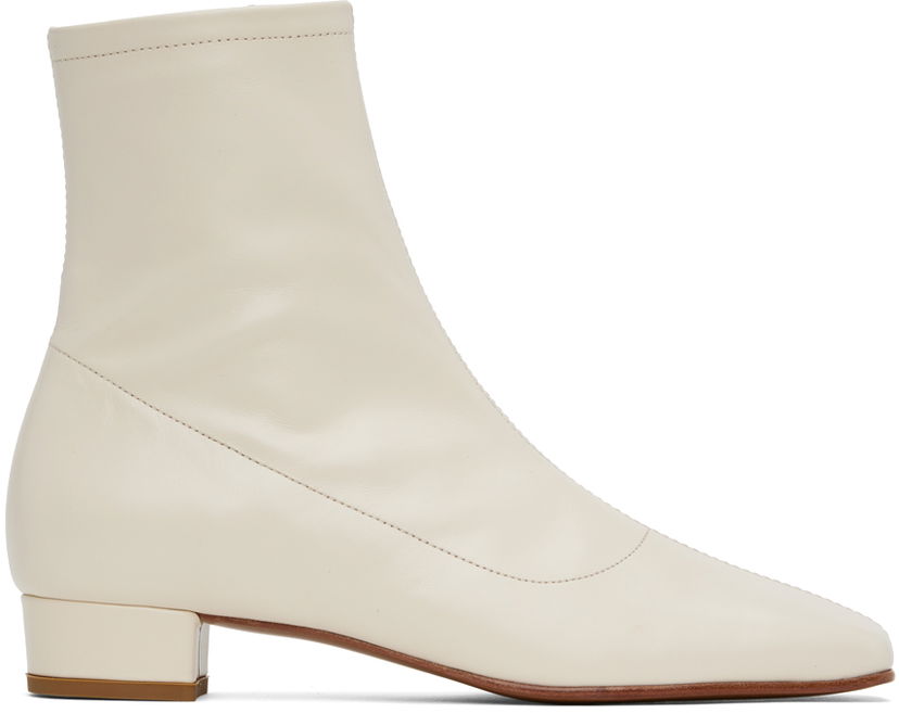 Oblačila BY FAR BY FAR Este Ankle Boots Bela | 16605-07-EBWHTL