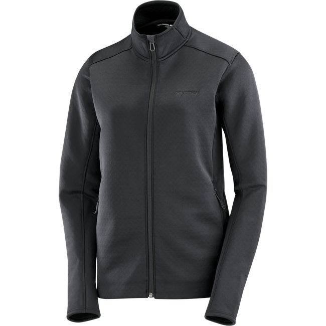 Pulover Salomon Warm Fleece Jacket Črna | LC2294000, 1