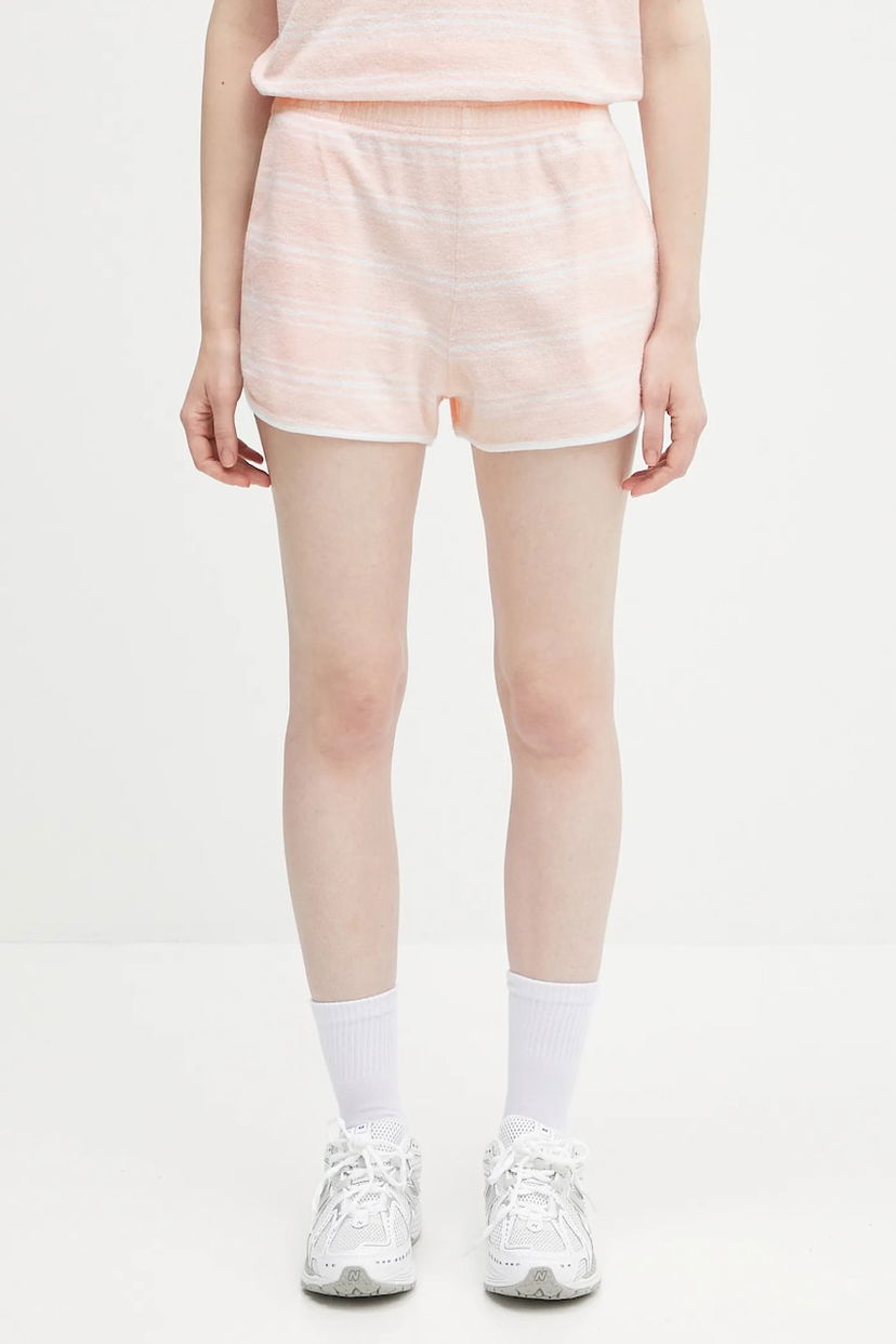 Kratke hlače Sporty & Rich Sporty & Rich Src Terry High Waist Shorts Roza | SH013620302ST65