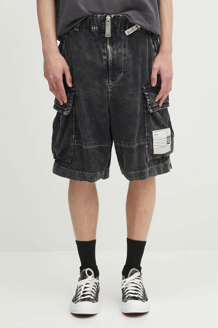 Kratke hlače Maison MIHARA YASUHIRO Maison MIHARA YASUHIRO Amateur Sewn Cargo Shorts Črna | A14PT054