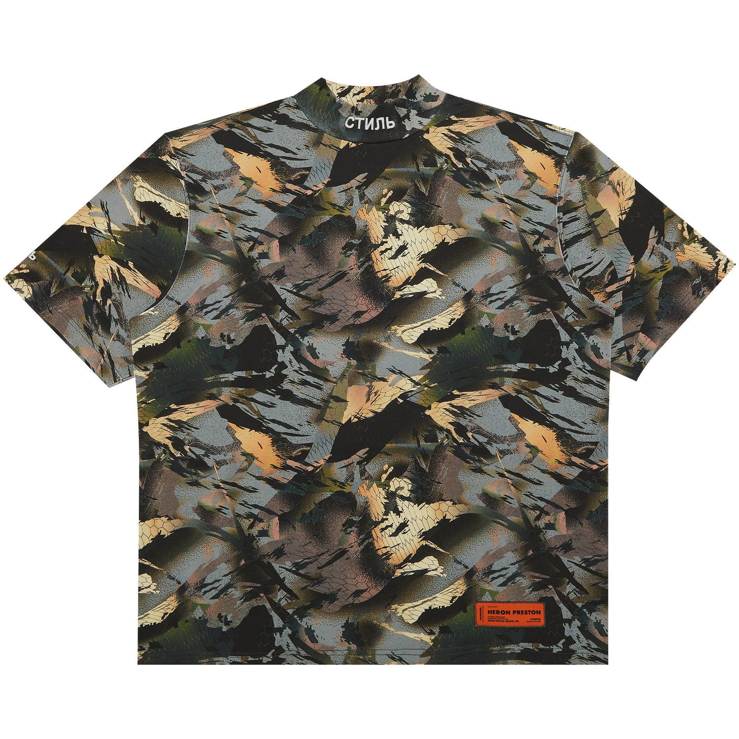 Srajce HERON PRESTON Turtleneck Tee Siva | HMAA021S22JER0015901, 1