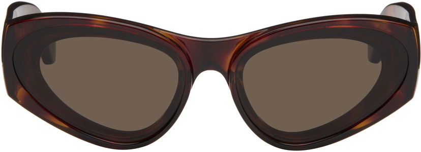 Sončna očala Loewe Paula's Ibiza Goggle Cat-Eye Sunglasses Rjava | LW40171UW6252E 192337236136