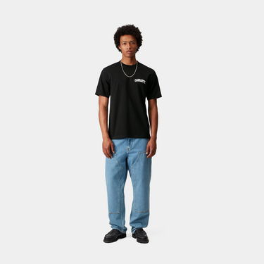 Majica Carhartt WIP Short Sleeve University Script T-Shirt Črna | I036110_9, 1