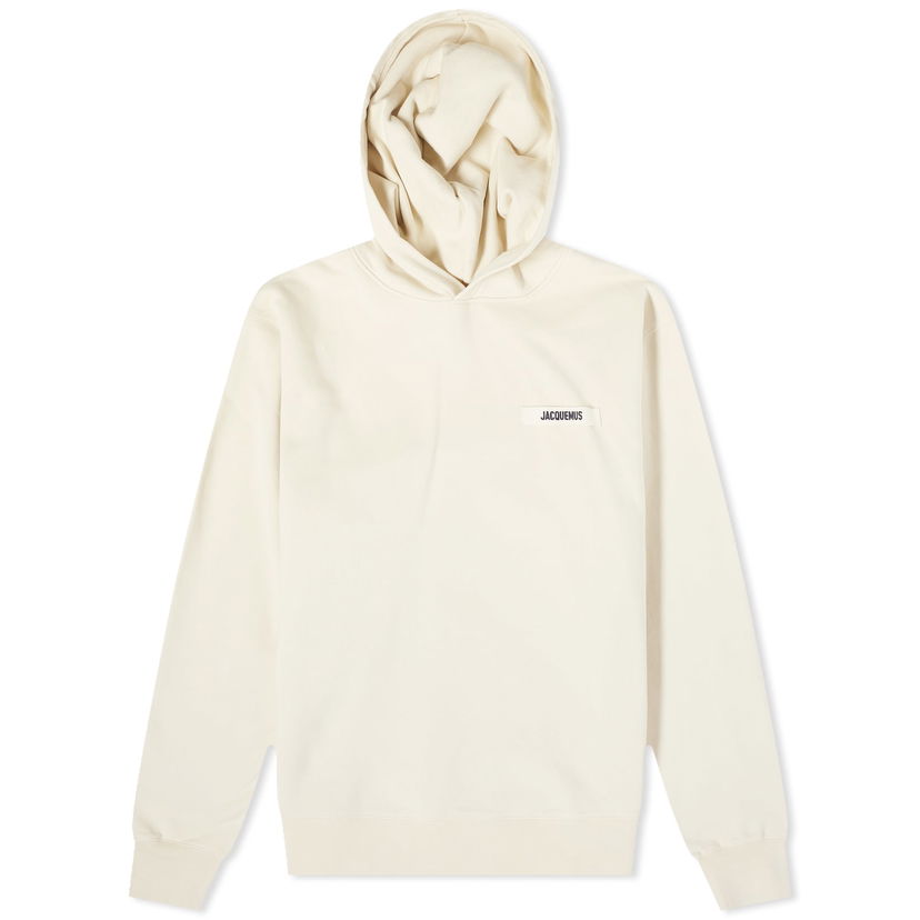 Pulover Jacquemus Gros Grain Logo Hoodie Bež | 24E245JS247-2036-150