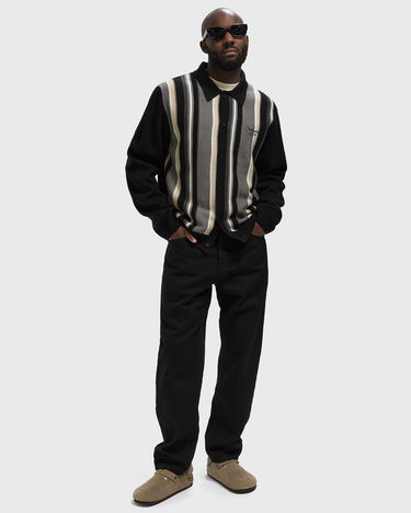 Pleteni pulover Carhartt WIP Striped Knit Cardigan Črna | I035397-3BA.XX, 1
