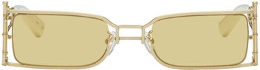Sončna očala Feng Chen Wang Feng Chen Wang Bamboo Sunglasses Rumena | SSE-WS01-001, 0