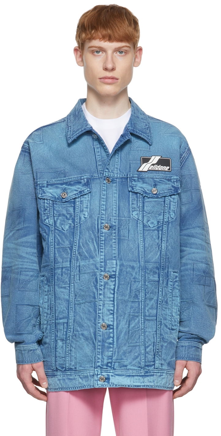 Jakna We11done Denim Jacket Modra | WD-DJ1-22-366-U-BL