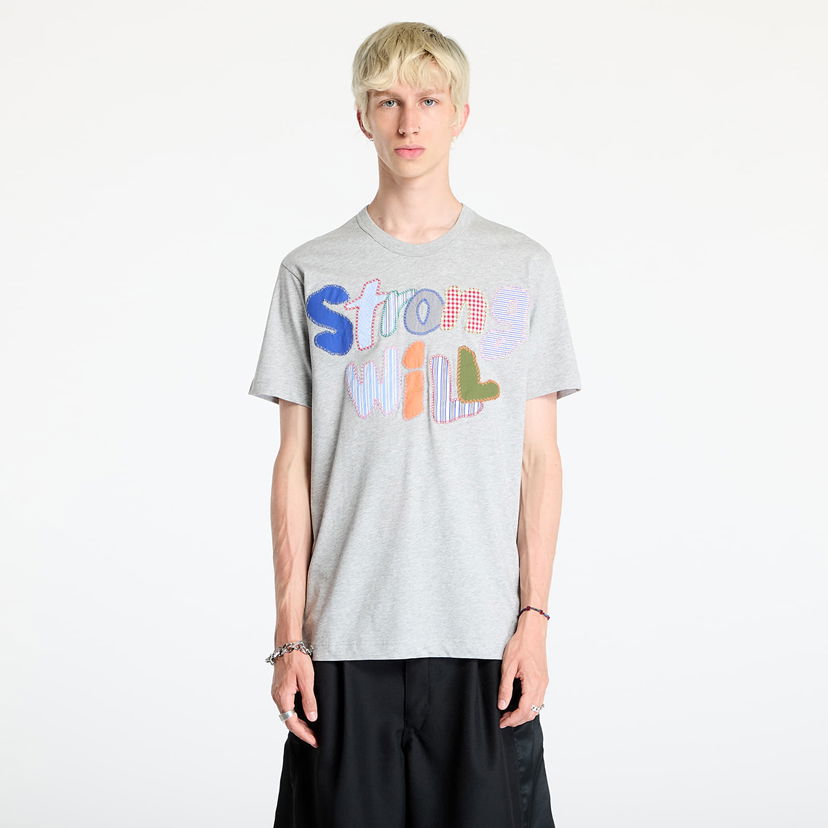 Majica Comme des Garçons SHIRT Knit T-Shirt Grey Siva | FN-T001 Grey