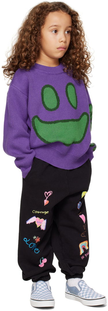 Pleteni pulover Perks And Mini Perks and Mini Face Sweater Lila | 55001, 3