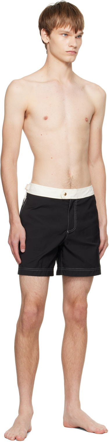 Kopalke Tom Ford TOM FORD Nylon Contrast Swim Shorts Črna | BSS002-FMN067, 3