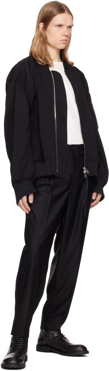 Hlače Mastermind WORLD Mastermind World Summer Wool Trousers Črna | MW25S14-PA016-100, 3