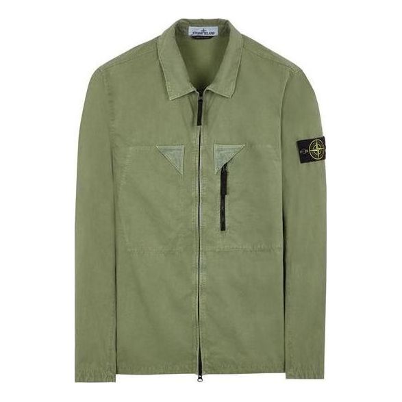 Srajce Stone Island Dyed  Jacket Zelena | 7815106WN-V0155