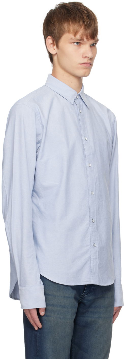 Srajce rag & bone Rag & Bone Engineered Button-Up Shirt Modra | MBW23SA422X2ML, 1