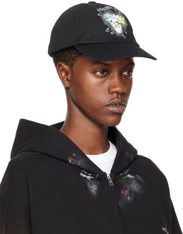 Kapa We11done Character Print Cap Črna | WD-AH0-24-402-U-BK, 1