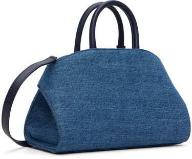Torbica FERRAGAMO Ferragamo XS Hug Denim Top Handle Bag Modra | 783820, 2