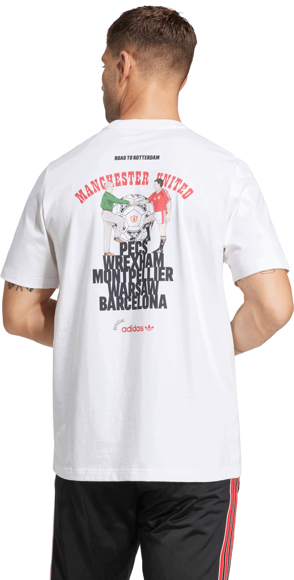 Majica adidas Performance Manchester United '91 T-Shirt Bela | JC9389, 1