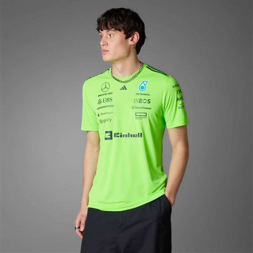 Majica adidas Performance Mercedes-AMG Petronas Formula One Team Setup T-Shirt Zelena | JZ7402