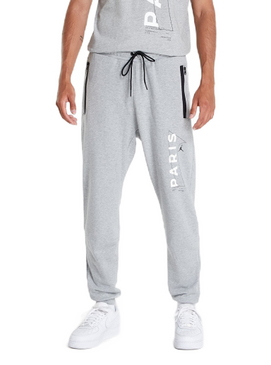 Hlače in kavbojke Jordan Paris Saint-Germain Fleece Pants Siva | DM3094-063