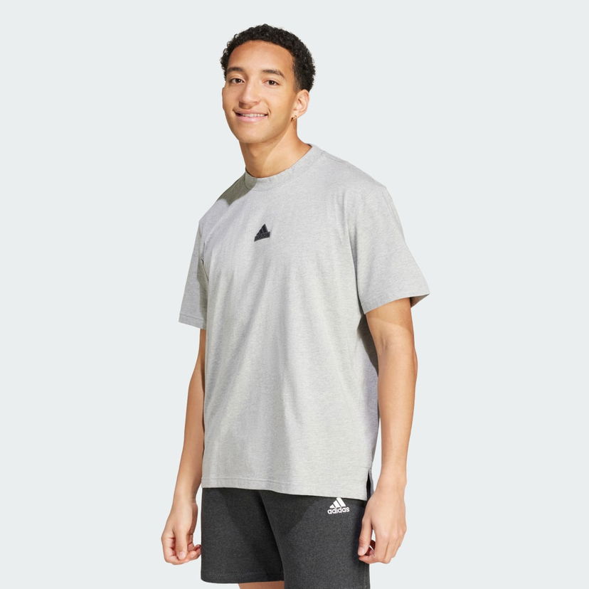 Majica adidas Performance Badge of Sport Graphic Tee Siva | IW3541
