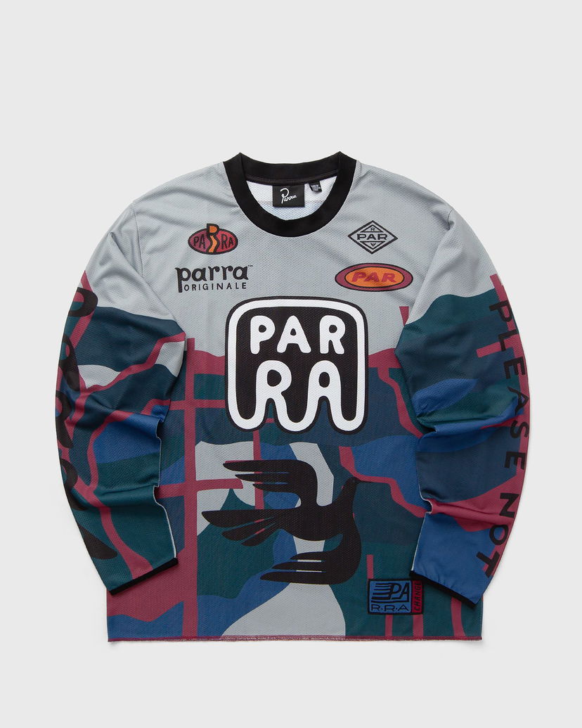 Majica By Parra Dirt Jumper Graphic Long Sleeve T-Shirt Siva | 54135