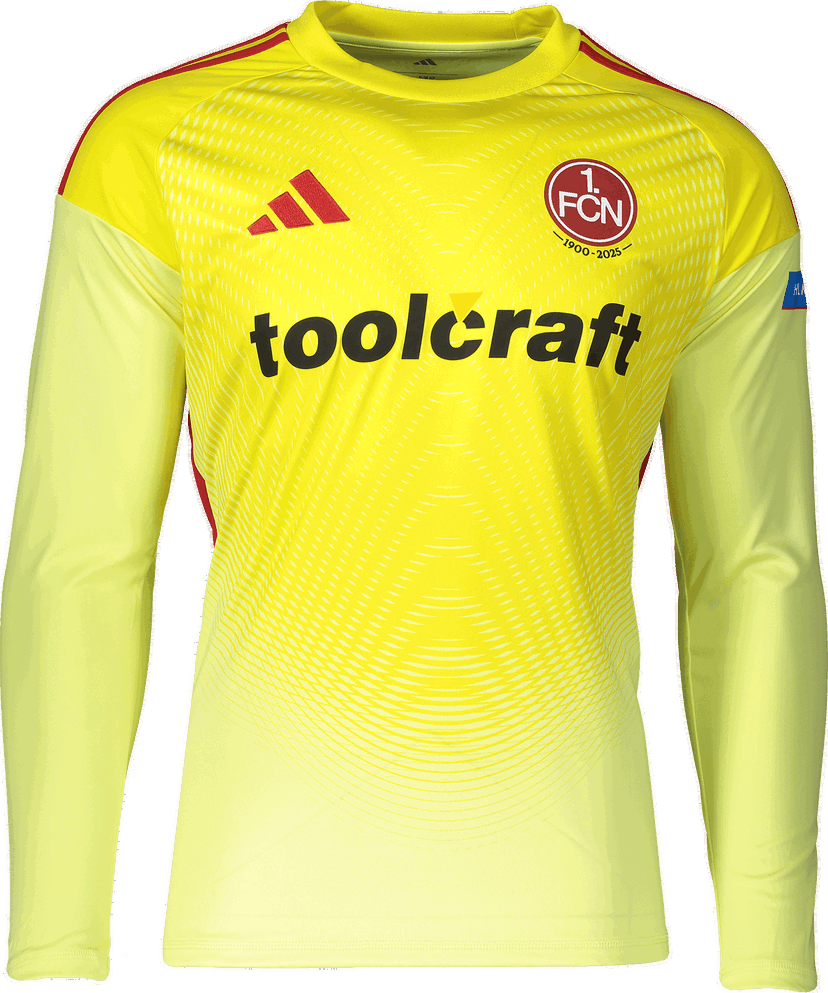 Dres adidas Originals 1. FC Nürnberg Goalkeeper 2025/26 Jersey Rumena | 6fcnjn2018