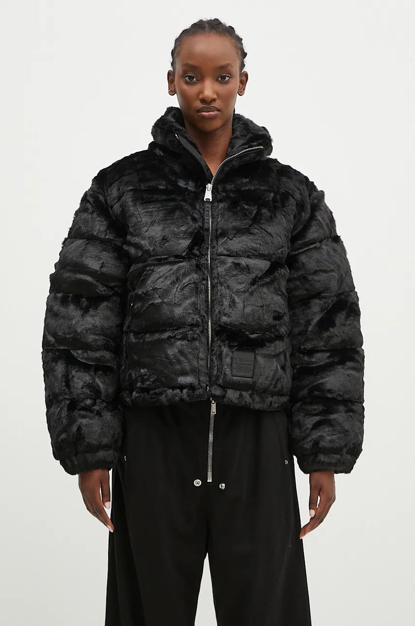 Puhovka Alpha Industries Fur Puffer Jacket Črna | 148002, 0
