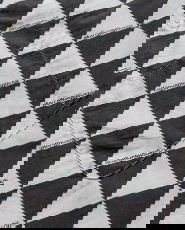 Srajce Neighborhood Triangle Pattern Hawaiian Shirt Črna | 251TSNH-SHM12 WH, 4