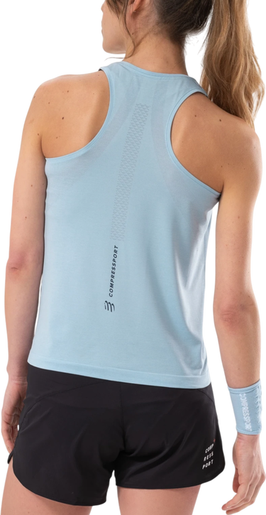 Majica brez rokavov Compressport Performance Singlet Tank Top Modra | atsw7445-atsw7445121, 1