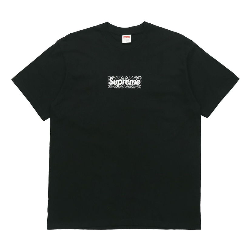 Majica Supreme Bandana Box Logo Graphic T-Shirt Črna | SUP-FW19-10900