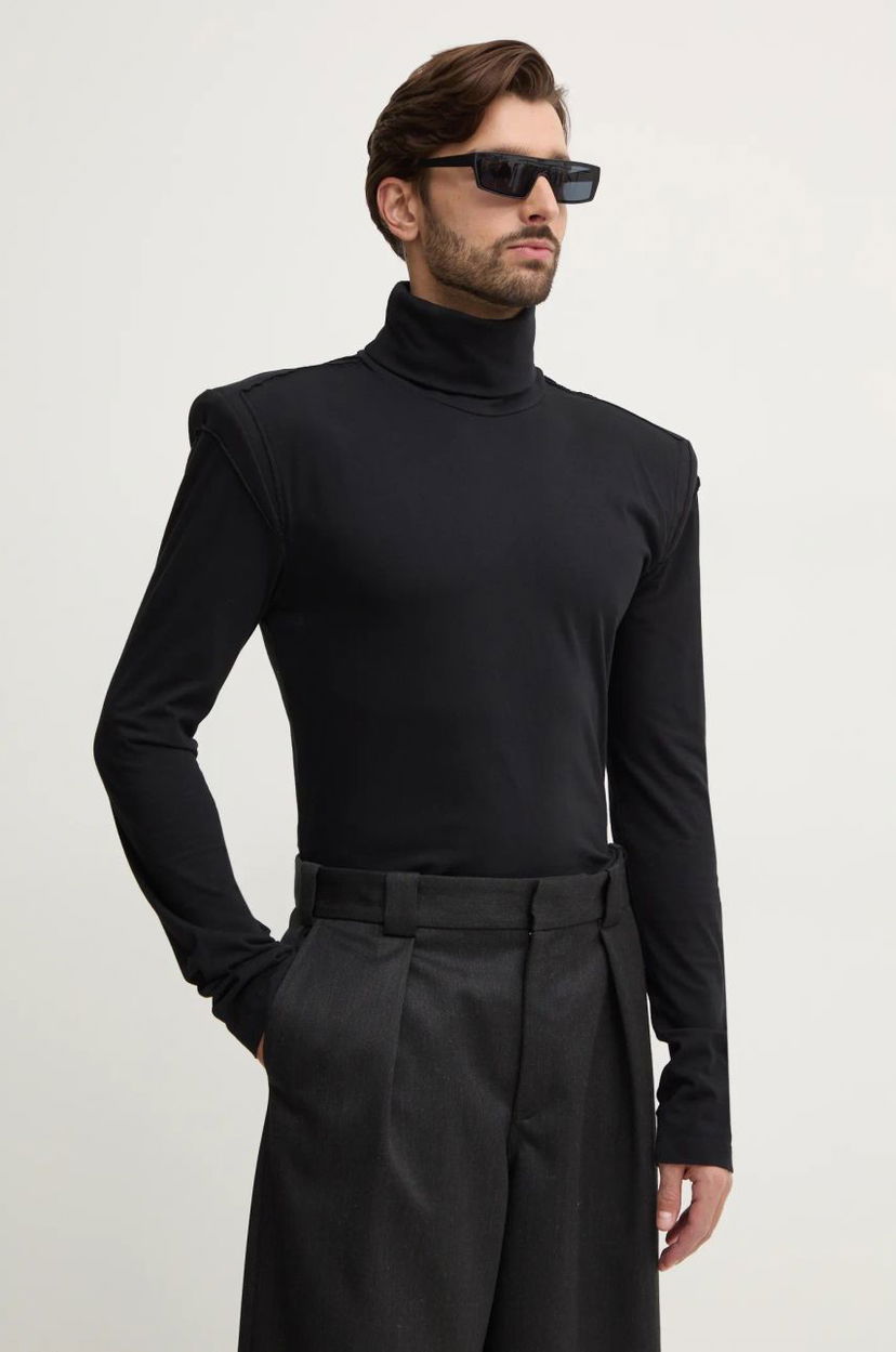 Majica Maison Margiela Long Sleeve Turtleneck Top Črna | SH2NH0002.S23588