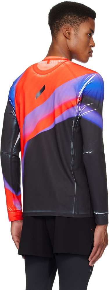 Majica Soar Running Soar Long Sleeve Printed Running Tech T-Shirt Večbarvna | SLS3M-BLK/BLU/RE, 2
