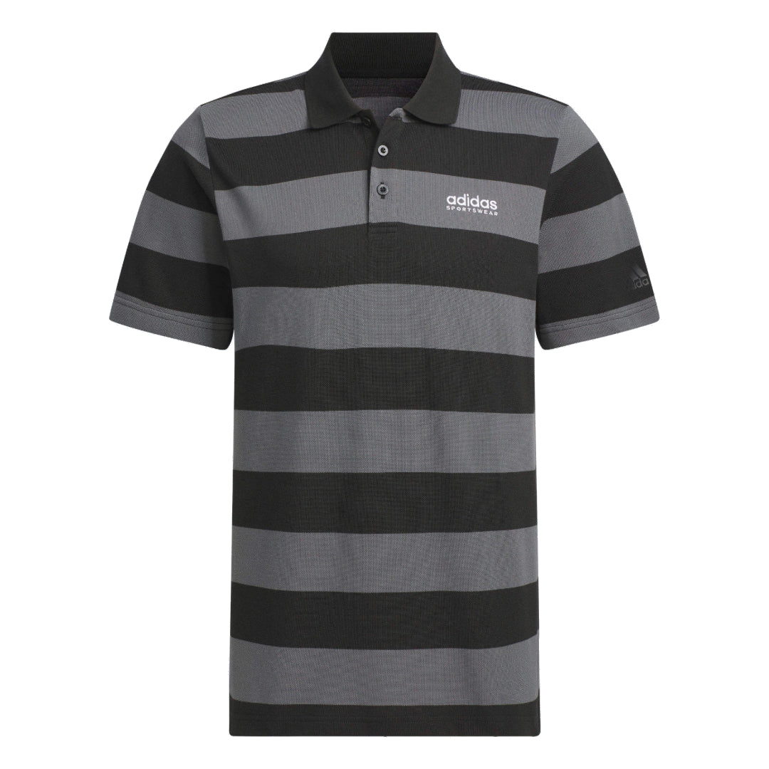 Polo majica adidas Originals Stripe Polo Shirt Črna | JI9057, 0