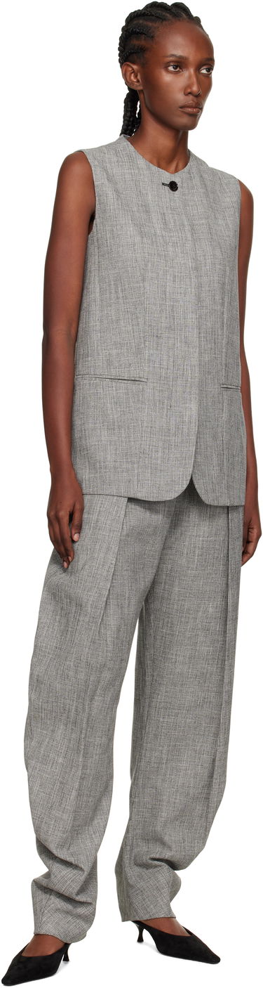 Hlače LANVIN Lanvin Barrel Leg Trousers Siva | RW-TR0123-5293-E25, 3