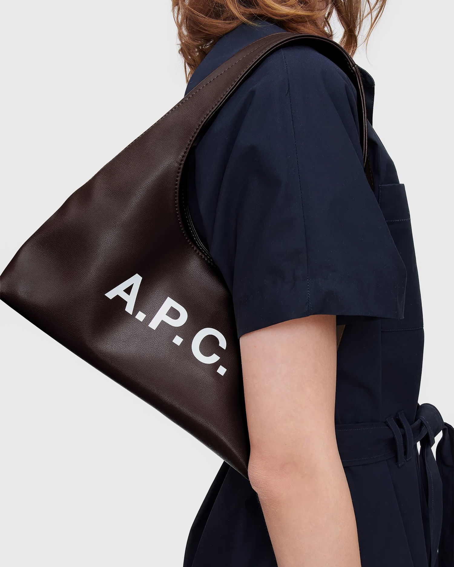 Torba za čez ramo A.P.C. A.P.C. Ninon Shoulder Bag Rjava | PUAAT-F67027-CAE, 1