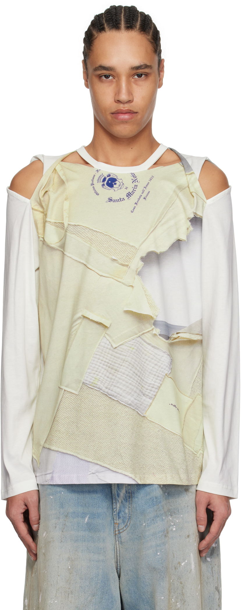 Majica Perks And Mini Perks and Mini Martine Syms Edition Slash Long Sleeve T-Shirt Bela | 4582