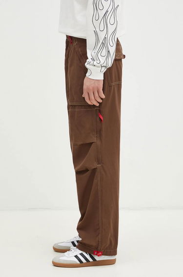 Cargo hlače Pleasures PLEASURES Public Utility Pants Rjava | P24W011, 1