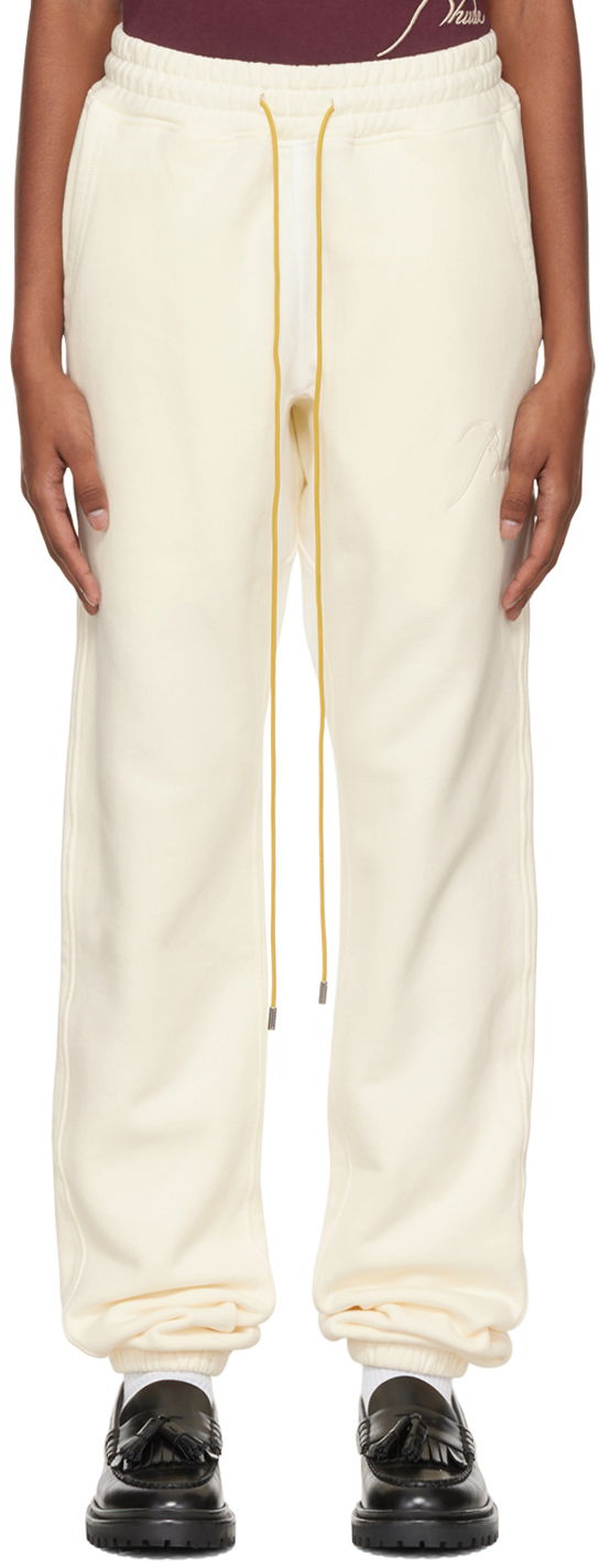 Trenirka Rhude Rhude Paneled Lounge Pants Bela | RHFW22PA31012611
