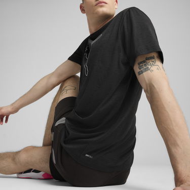 Majica Puma Essentials Heather Cat Tee Črna | 525907_01, 1