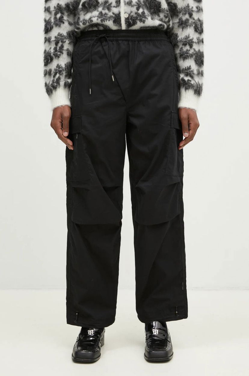 Cargo hlače Maharishi Asym Cargo Track Pants Črna | 5307.BLACK