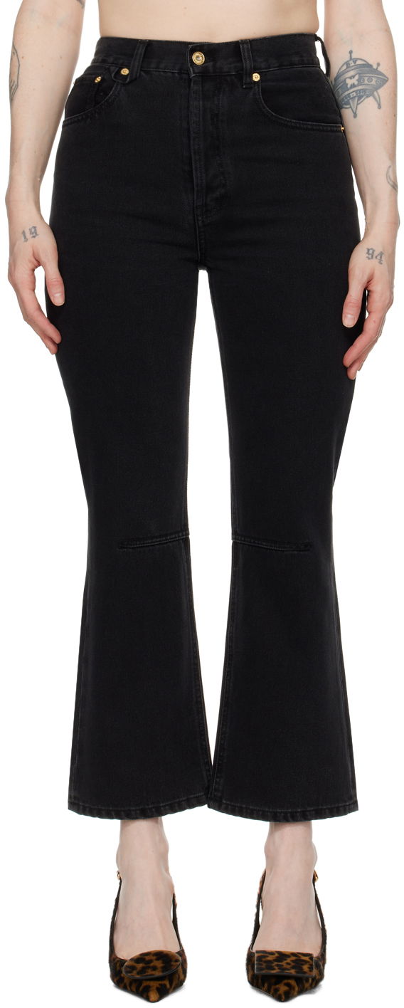 Kavbojke Jacquemus Black Sculptures Denim Jeans Črna | 24E241DE035-1515