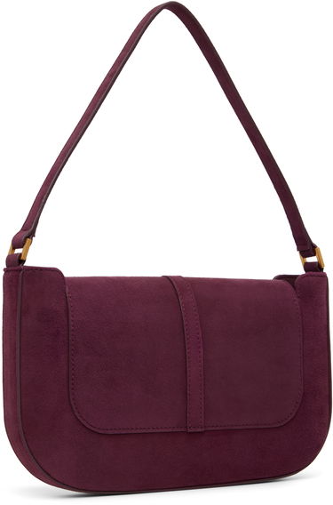 Torba za čez ramo BY FAR BY FAR Miranda Suede Shoulder Bag Bordo | MWBSB023KL009RD028PL, 2