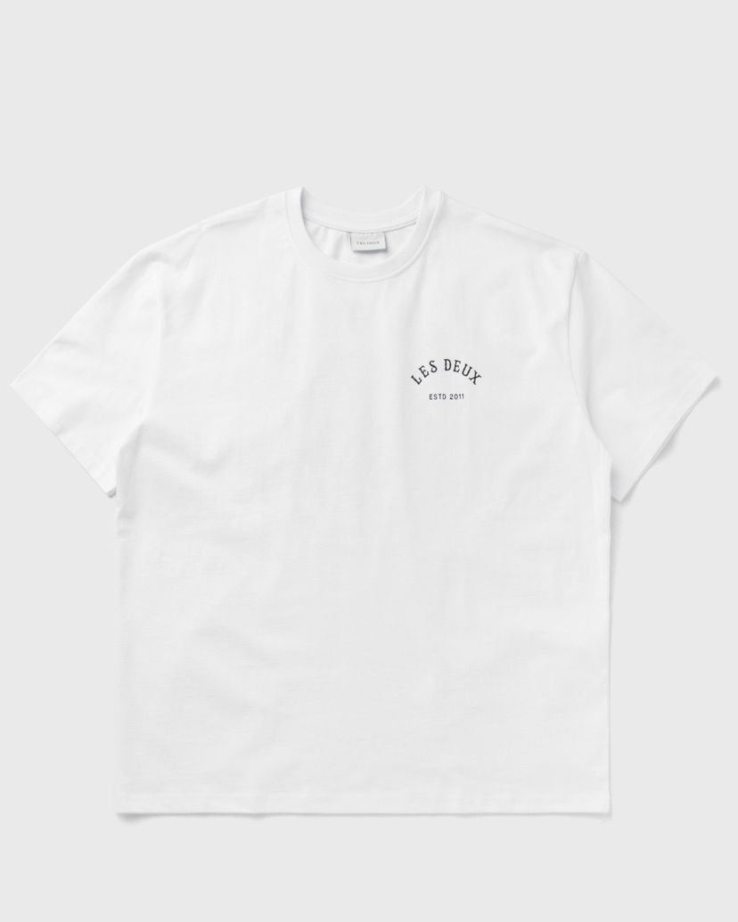 Krop-top Les Deux Cropped T-Shirt Bela | 1000216-201