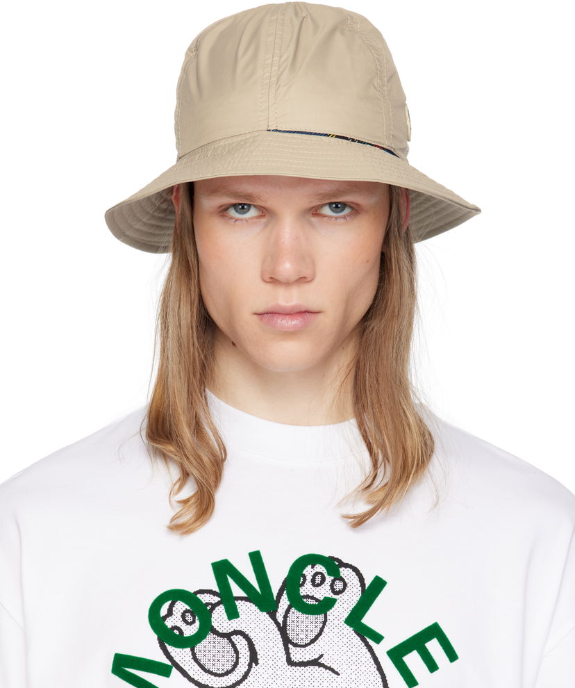 Klobuk Moncler Moncler Genius x FRGMT Reversible Bucket Hat Bež | K109U3B00001M5848
