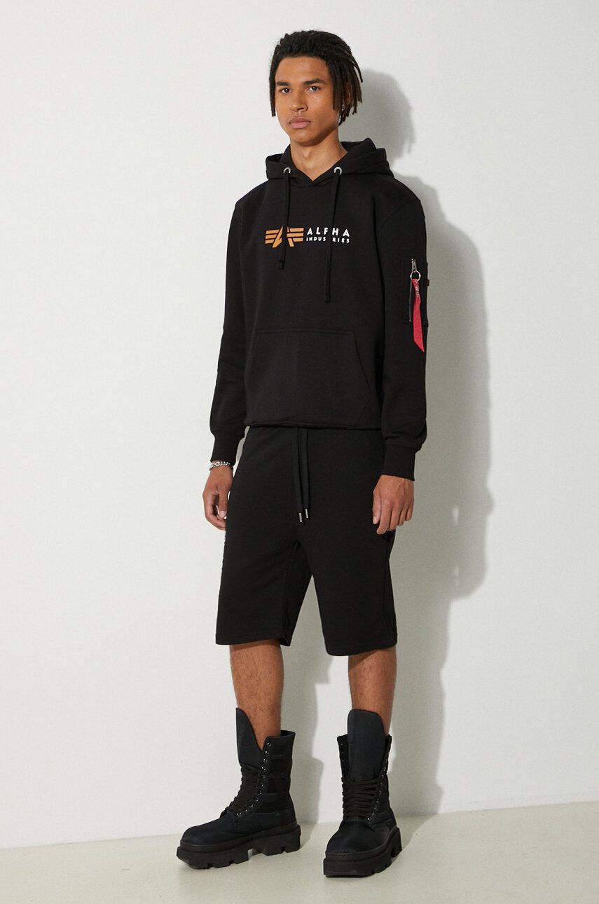 Kratke hlače Alpha Industries Basic Shorts Črna | 116364FP.530, 1