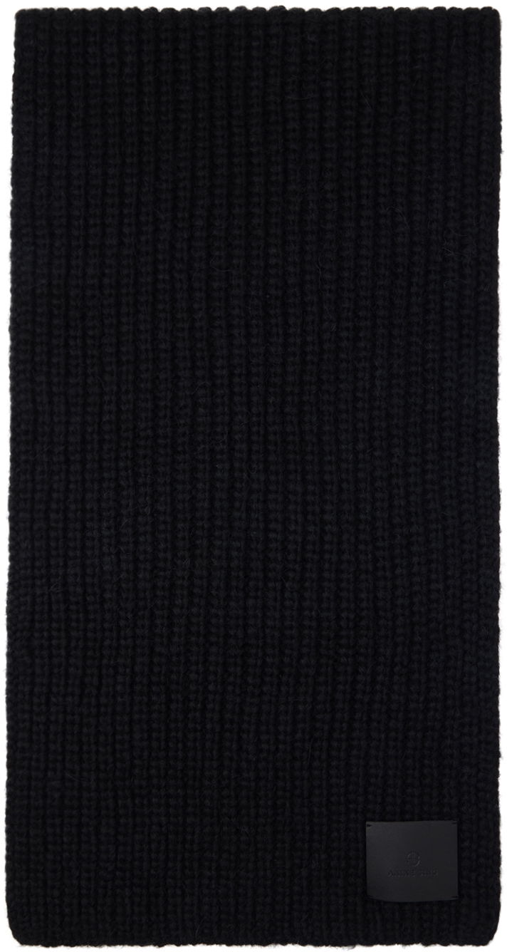 Šala Anine Bing Hannah Knitted Scarf Črna | A-12-3182-000, 0
